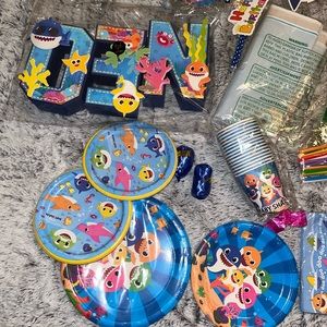Baby Shark Birthday Decor